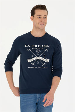 U. S. Polo Assn / Мужской темно-синий свитшот - U.s. polo assn фото 10