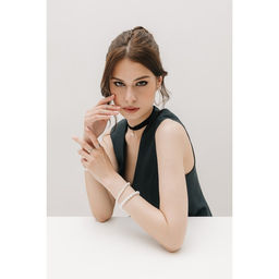 Чокер Шарик, жемчужина, цвет чёрный, L=30 см - Queen fair фото 3