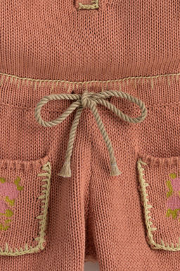 MONO PUNTO FLORES BORDADAS PUNTO DE CRUZ LIMITED EDITION / Teja - Zara фото 9