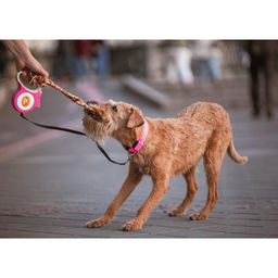 Рулетка Пижон с фонариком, прорезиненная ручка, 5 м, до 35 кг, розовая  фото 8