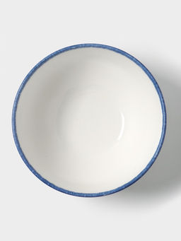 Салатник Magistro Blue Lagoon, 450 мл, 13×6.3 см, фарфор, белый