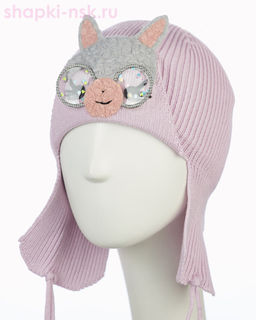 01-21-H Шапка для девочки флис (46-50)
