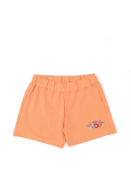 Трикотажные шорты цвета лосося для девочек Неожиданная скидка в корзине