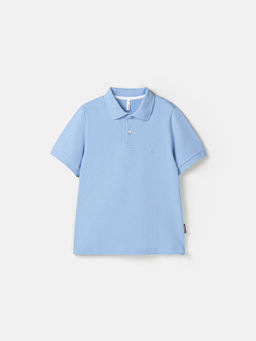 Футболка поло Голубая 7+