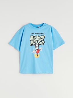 Mickey Mouse Bask?l? Erkek ?ocuk Ti??rt