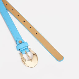 Ремень женский, ширина 1.8 см, винт, пряжка металл, цвет голубой - Simaland фото 2