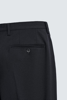 100% WOOL SUIT TROUSERS - Zara фото 8