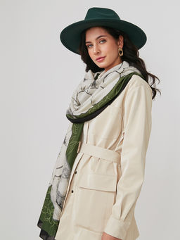 Большой, мягкий, тонкий и очень нежный двусторонний палантин - Tantino фото 7