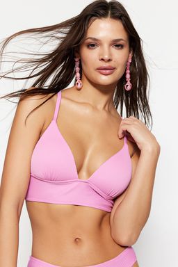 TRENDYOLMILLA Turuncu Ucgen Push Up Dokulu Bikini Ustu TBESS21BU0010  фото 3