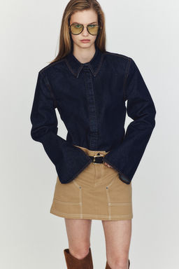 Minifalda cargo de algodon - H&m фото 3