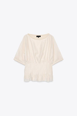 KNIT TOP WITH ORGANZA - Zara фото 8