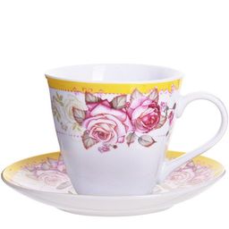 25794 Чайный сервизРозы12пр, 220мл фарфор LR(х8) - Mayer&boch фото 2