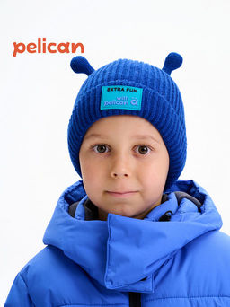 PELICAN, шапка детская, Синий