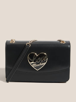 Женская сумка на плечо LOVE MOSCHINO LOVE HEART Артикул 4561203, черный