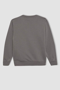 Толстовка с круглым вырезом для мальчиков Marvel Spiderman - Defacto фото 10