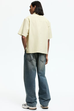 Camisa resort en mezcla de lino Relaxed Fit - H&m фото 4