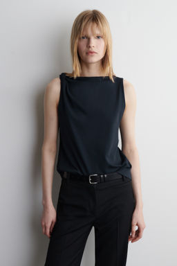 TOP DE ALGOD?N CON DETALLE RETORCIDO - H&m фото 4