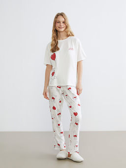 Winnie the Pooh Bask?l? Kad?n Pijama Tak?m