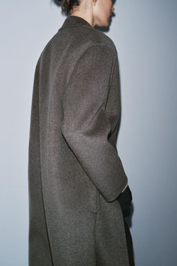 ZW COLLECTION LIMITED EDITION WOOL BLEND COAT - Zara фото 3