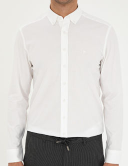 Рубашка Slim Fit белая