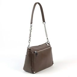 Женская кожаная сумка 1533-С Хаки - Cidirro фото 3