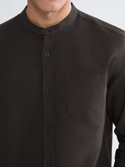 Regular Fit Hakim Yaka Uzun Kollu Erkek G?mlek