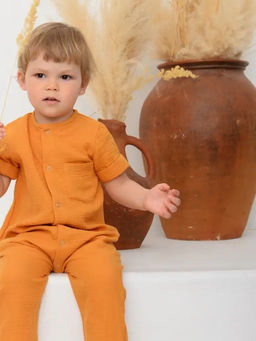 Песочник из муслина салатовый - Carrot фото 8