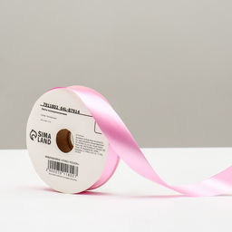 Лента для декора и подарков, розовая, 2 см х 45 м - UPAK LAND фото 2