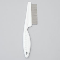 Расчёска с частыми зубьями, 18 см, пластиковая ручка, белая - Пижон фото 2