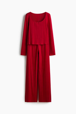 Pijama en pointelle de algod?n