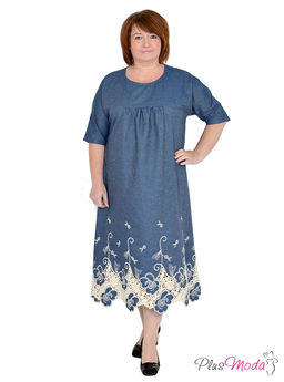 Платье Модель №597 размеры 44-82 - Plusmoda фото 3