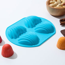 Форма для шоколада Доляна Ракушки, 14,5?12,5?2 см, 4 ячейки (6?4,8 см), цвет МИКС  фото 3