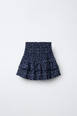FALDA BERMUDA FLORES / Azul - Zara фото 2