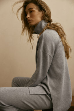 Jersey oversize con media cremallera - H&m фото 7
