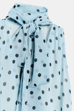 TOP LUNARES LAZO / Azul