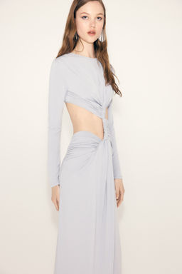 Vestido cut-out drapeado - H&m фото 4