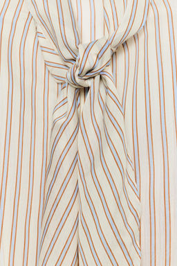 CAMISA RAYAS ZW COLLECTION / Arena / Azul - Zara фото 3