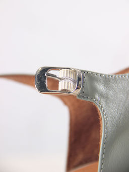 Босоножки 5032.23663be.Авокадо лион +коричневый - Edart фото 2