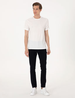 Koyu Lacivert Slim Fit Jean Pantolon