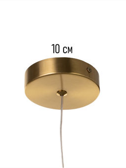 Светильник потолочный BayerLux «Крайс», LED, 15 Вт, 3000К, бронза, 10×10×51.5-200 см