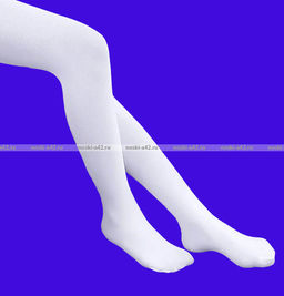 Цена за 12 шт. Колготки детские белые гладкие