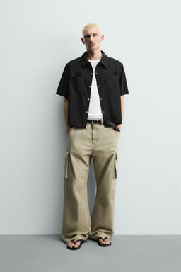 CAMISA T?CNICA RELAXED FIT / Negro