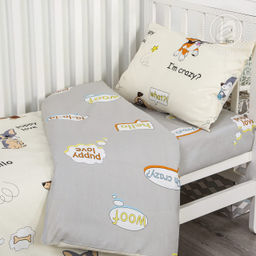 Люси Детский/Пододеяльник: 1 шт. - 147*112; Простыня: 1 шт. - 150*110; Наволочка: 1 шт. - 40*60; Поплин ясельный - Артпостелька фото 4