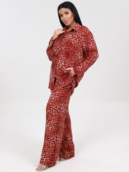 533 ЖЕНСКИЙ КОСТЮМ (брюки) (Бордовый) - А-дина фото 4