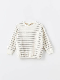 Bisiklet Yaka K?z ?ocuk Sweatshirt