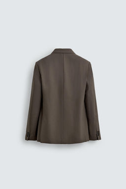 DOUBLE-BREASTED SUIT BLAZER - Zara фото 8