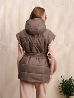 Жилет женский "Холод" кофе