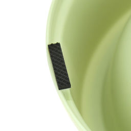 Миска для кормления животных из нержавеющей стали Обед 0,18л/0,45л, д11см h2,8см/д14см h4см, 2 штуки на пластмассовой подставке 28х17х5см, цвета микс (Китай) - Pet toys фото 4