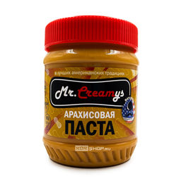 Арахисовая паста кремовая из натурального жареного арахиса Mr. Creamys (Китай), 340 г Акция