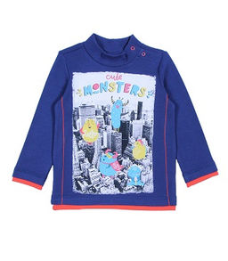 CRB wear/CWB 61963 Водолазка для мальчика, темно-синий/Ex.Cherubino  фото 3